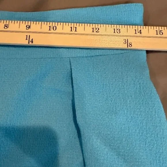 NEW! Black Halo Sanibel 2-Piece Mini Dress Crop Top & Skirt Size 8 Aqua - Picture 15 of 16